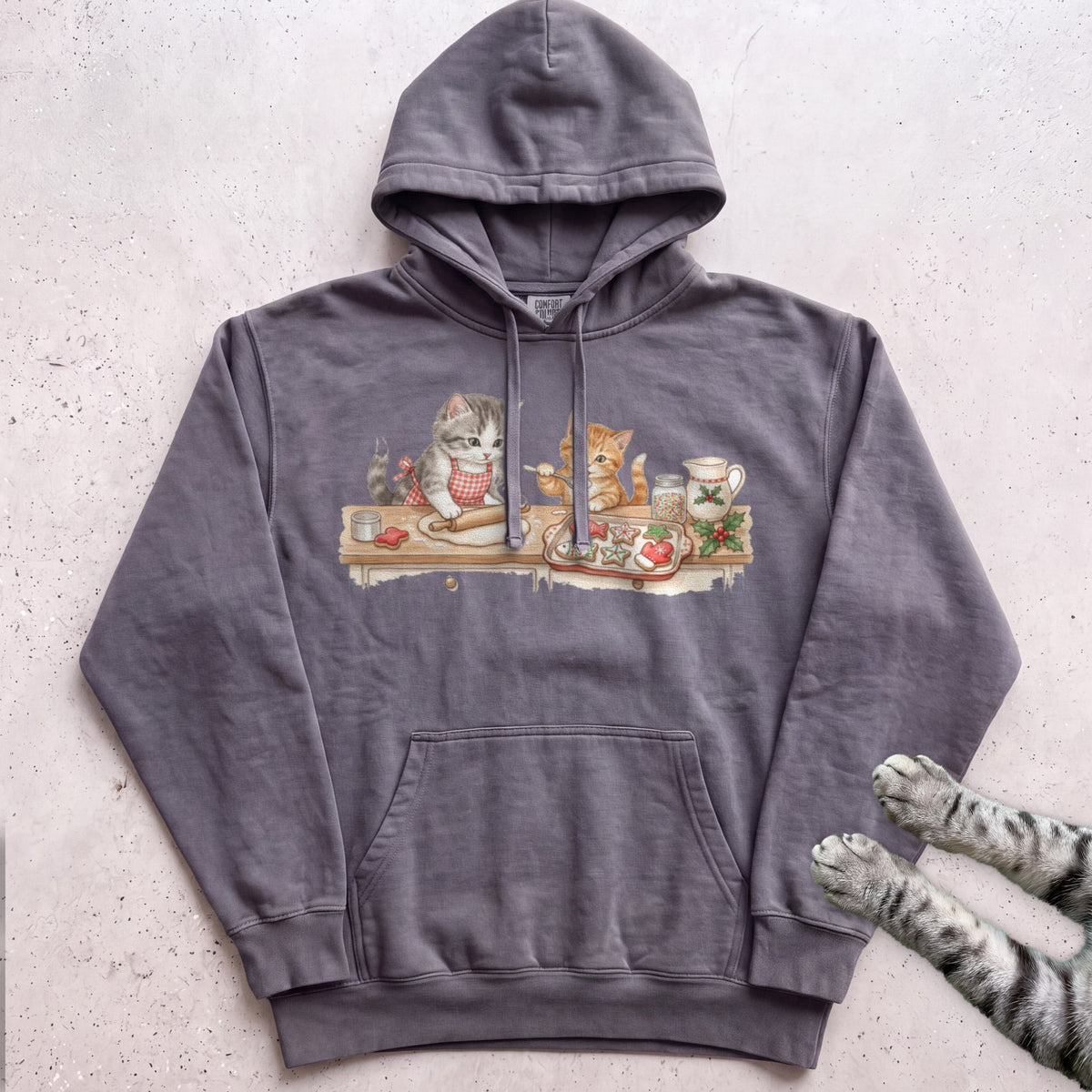 Cookie Crew Cat Hoodie - Pepper