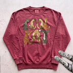 Cool Cat Sweatshirt - Crimson