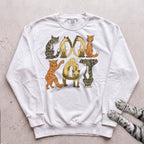 Cool Cat Sweatshirt - White
