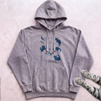 Cosmic Cats Hoodie - Grey
