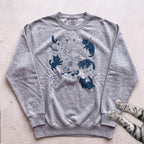 Cosmic Cats Sweatshirt - Grey