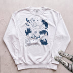 Cosmic Cats Sweatshirt - White