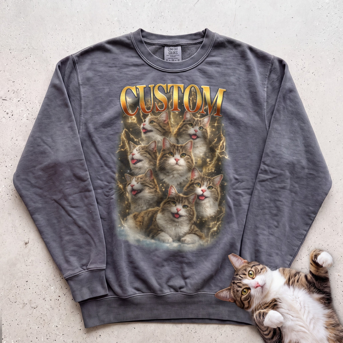 Custom Cat Personalized Sweatshirt - Pepper