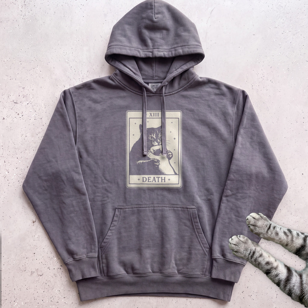 Death Tarot Cat Hoodie - Pepper