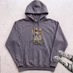 DJ Cat Headphones Hoodie - Pepper