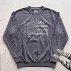 Easily Distracted by Cats & Books Sweatshirt - Pepper