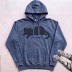 Ew, people Cat Hoodie - Denim