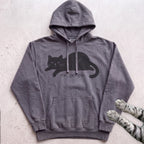 Ew, people Cat Hoodie - Pepper