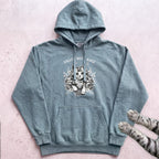 Filled With Rage Cat Hoodie - Seafoam