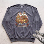 Gingerbread Cat House Sweatshirt - Pepper