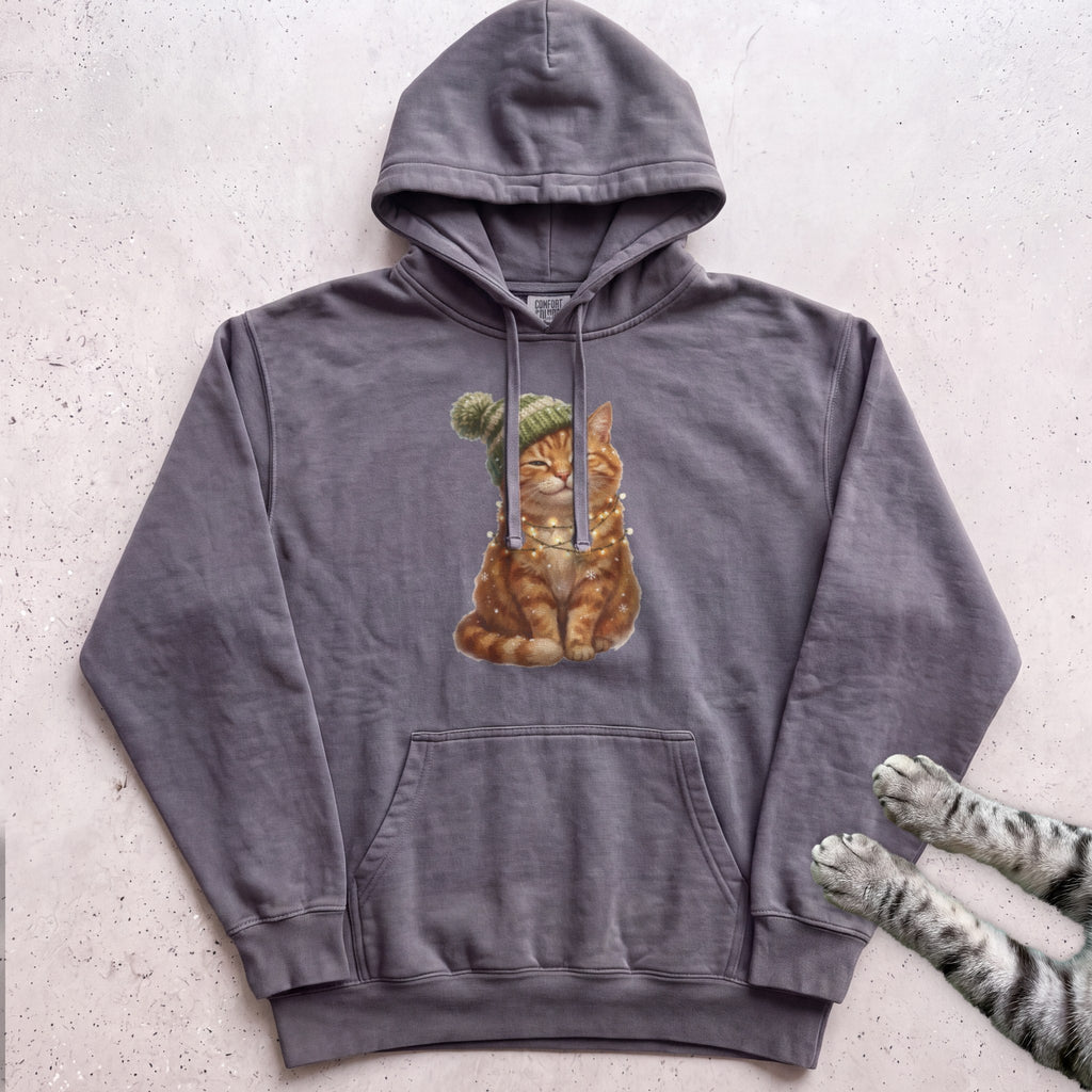 Glow-Up Ginger Cat Hoodie - Pepper