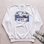 Home for the Holidays Cat Sweatshirt - White