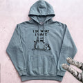 I Do What I Want Cat Hoodie - Seafoam