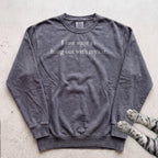 I Just Want to Hang Out with My Cat Sweatshirt - Pepper
