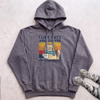 I Like Cats And Coffee Hoodie - Pepper