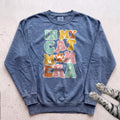 In My Cat Mom Era Sweatshirt - Blue Jean