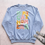 In My Cat Mom Era Sweatshirt - Chambray