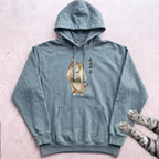 Kimono Cat Hoodie - Seafoam