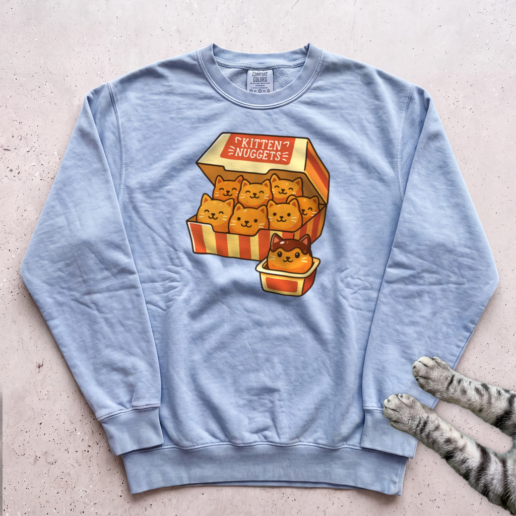 Kitten Nuggets Sweatshirt - Chambray