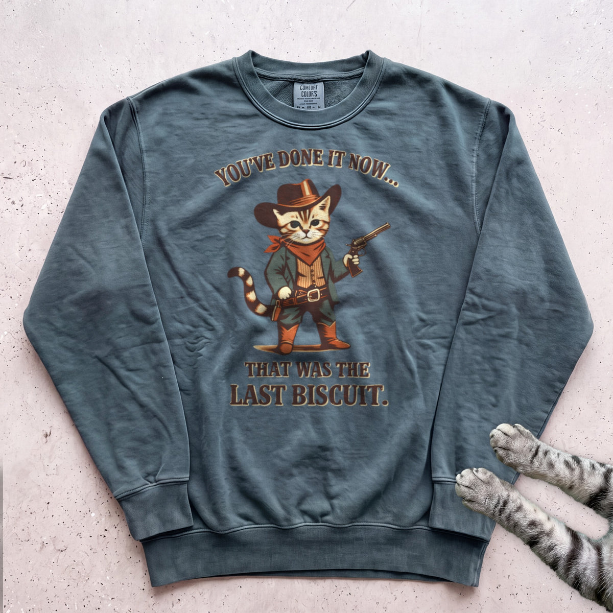 Last Biscuit Sweatshirt - Blue Spruce