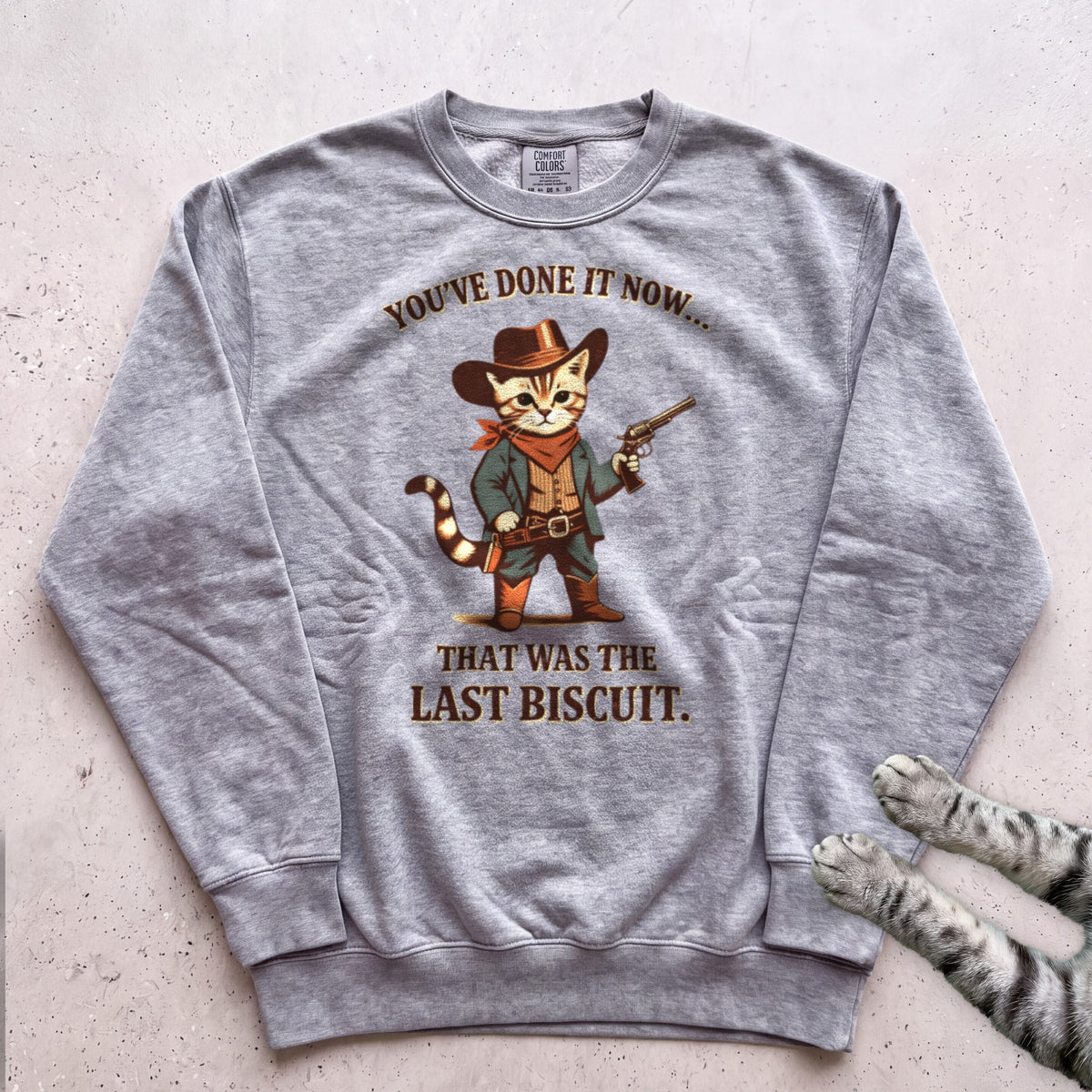 Last Biscuit Sweatshirt - Grey