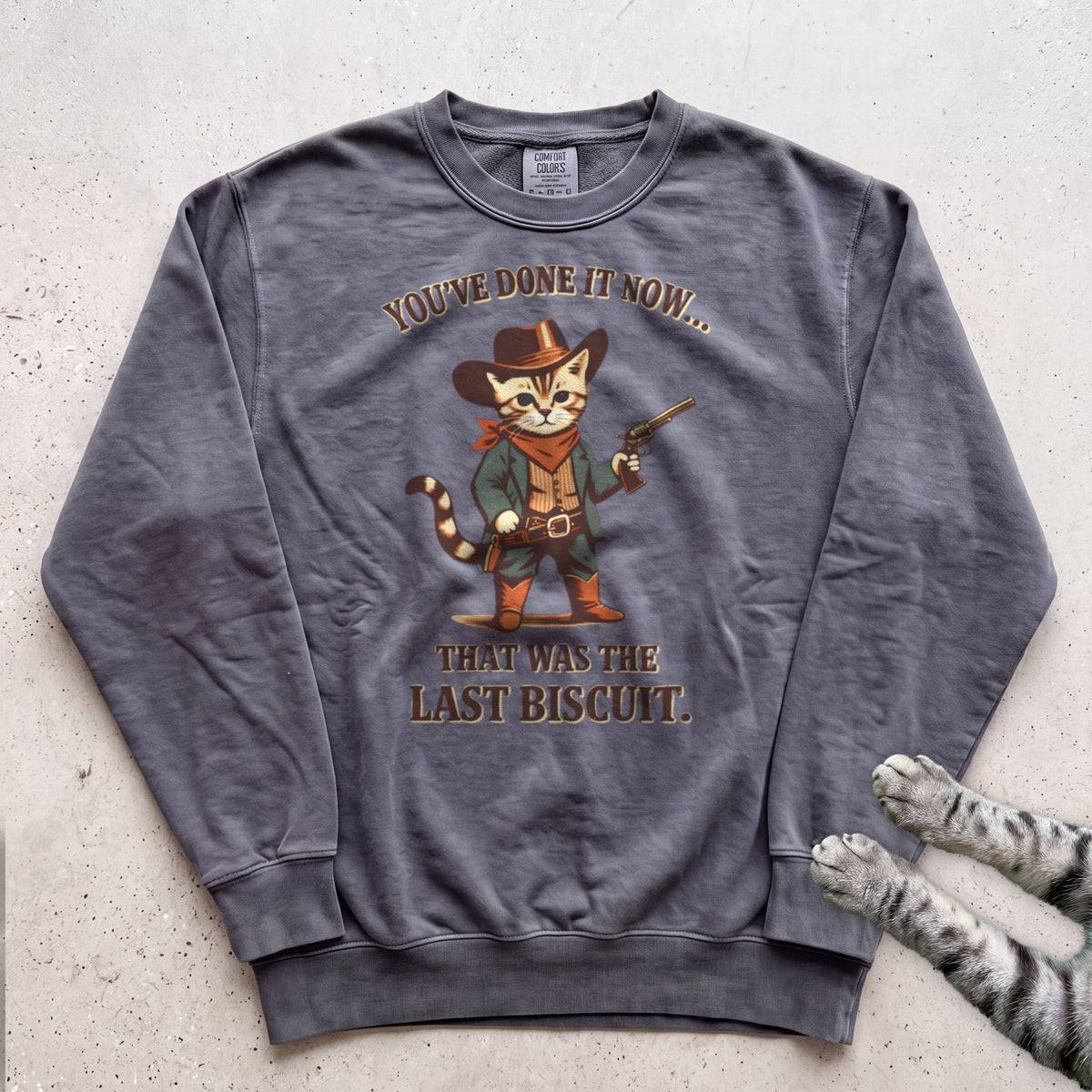 Last Biscuit Sweatshirt - Pepper