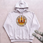 Living Room National Park Cat Hoodie - White