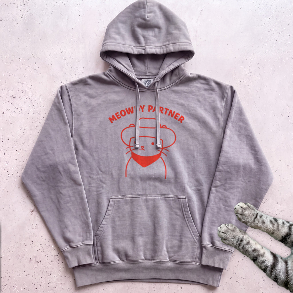 Meowdy Partner Cat Hoodie - Grey