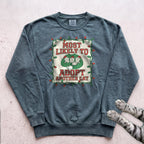 Most Likely To Adopt Another Cat Sweatshirt - Blue Spruce