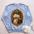 Napoleon Custom Personalized Cat Sweatshirt - Chambray