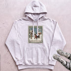 North Pole Post Cat Hoodie - White