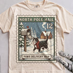 North Pole Post Cat T-Shirt - Ivory