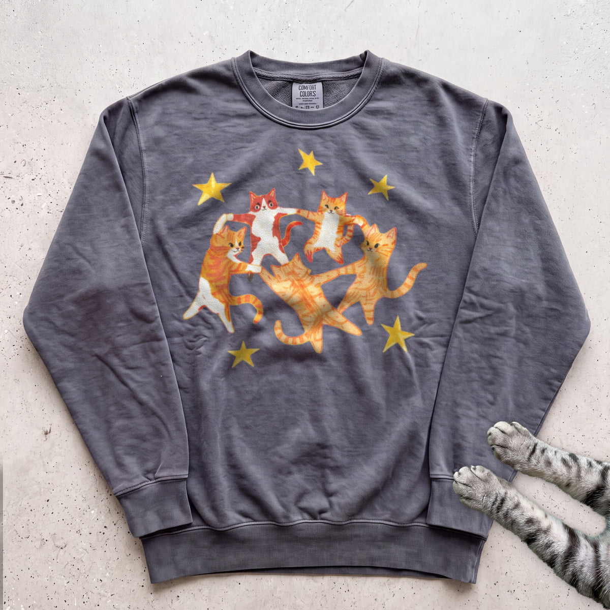 Orange Cats Dancing Sweatshirt - Pepper