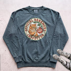 Ornament Inspector Cat Sweatshirt - Blue Spruce