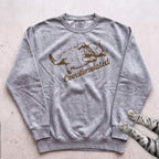Overstimulated Cat Sweatshirt - Grey