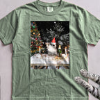 Party Cat T-Shirt - Light Green