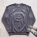 Pawsome Cat Sweatshirt - Pepper