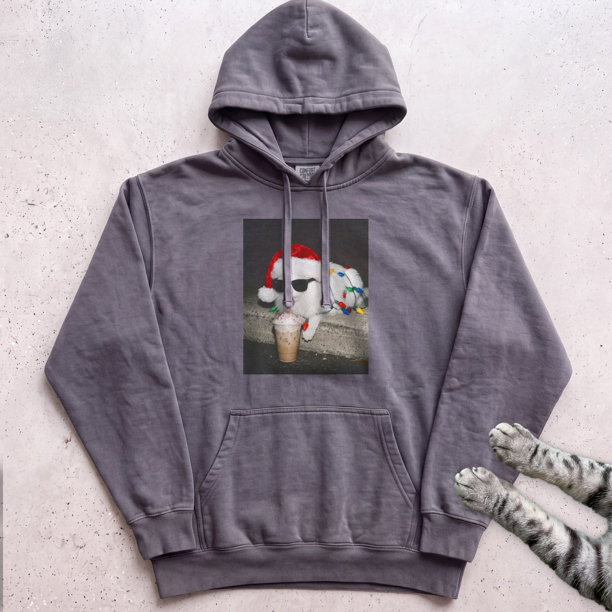 Peppermint Latte Cat Hoodie - Pepper