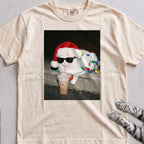 Peppermint Latte Cat T-Shirt - Ivory