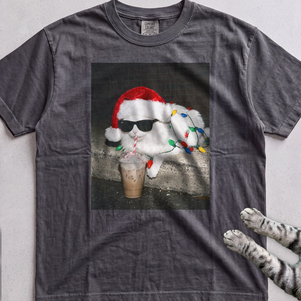 Peppermint Latte Cat T-Shirt - Pepper