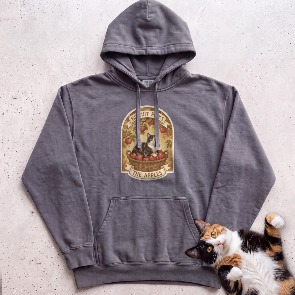 Personalized Apple Picking Cat Hoodie - Pepper