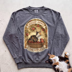 Personalized Apple Picking Cat Sweatshirt - Pepper