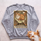 Personalized Balloon Parade Cat Sweatshirt - Grey