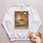 Personalized Balloon Parade Cat Sweatshirt - White