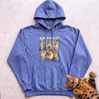 Personalized Cat Collage Hoodie - Flo Blue
