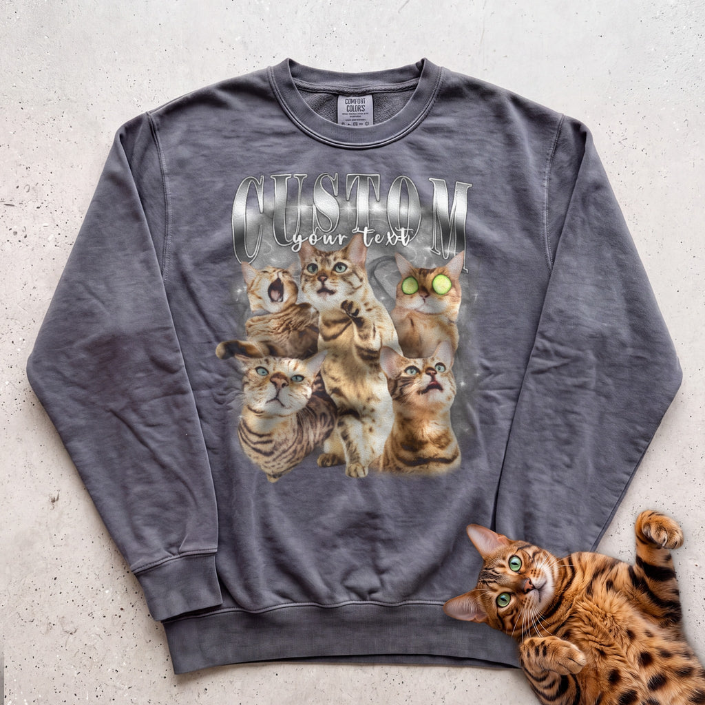 Personalized Cat Collage Sweatshirt - Pepper