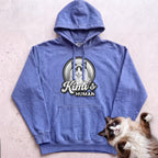 Personalized Cat's Human Hoodie - Flo Blue