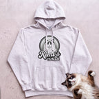Personalized Cat's Human Hoodie - White