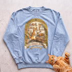 Personalized Chef's Kitchen Cat Sweatshirt - Chambray