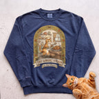 Personalized Chef's Kitchen Cat Sweatshirt - True Navy